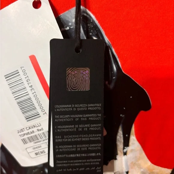 NWT $226 just cavalli t shirt men - Picture 13 of 15